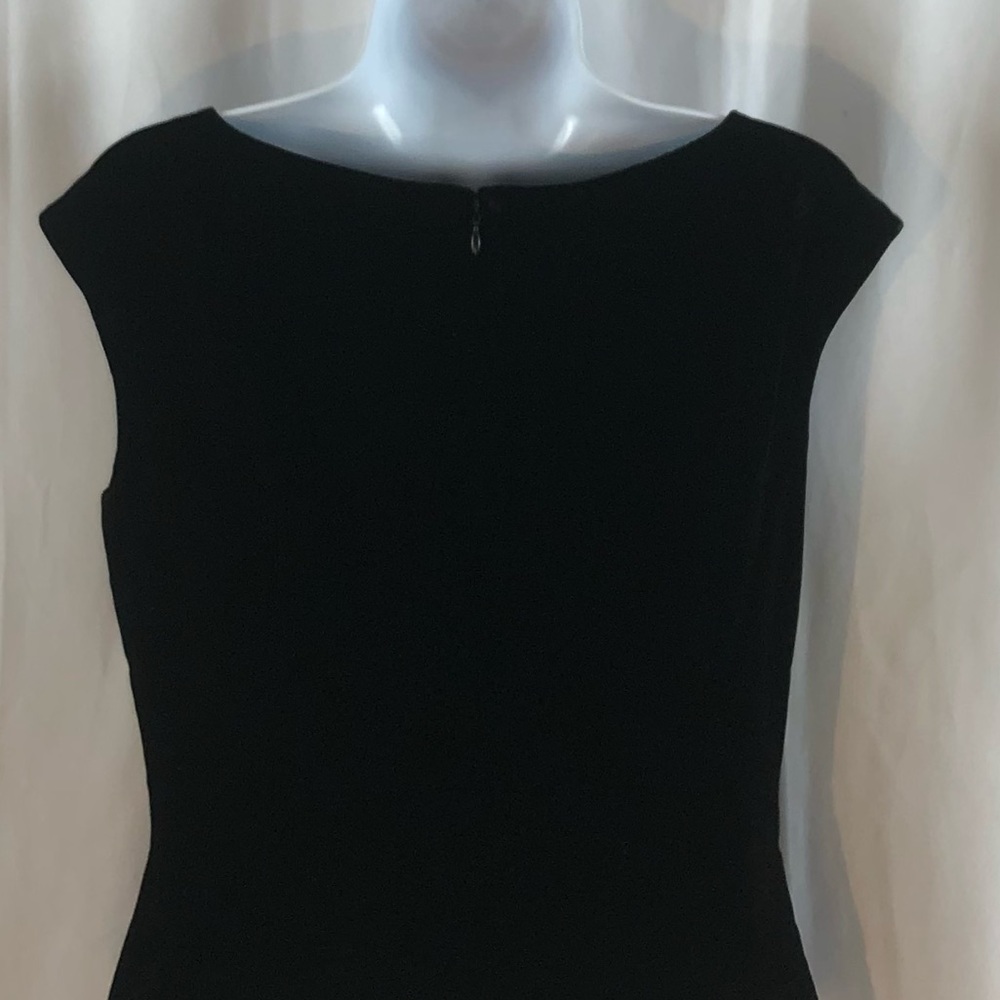 Ann Taylor black velvet rayon/silk tank top 4 - Picture 10 of 14